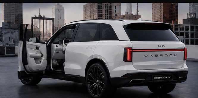 Arctic Royale — rear three-quarter with doors open on a rooftop